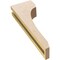Ekena Millwork 3"W x 6"D x 18"H Thin Legacy Rough Cedar Woodgrain TimberThane Corbel, Primed Tan CORUR03X06X18LGYRCPR - alternate 6